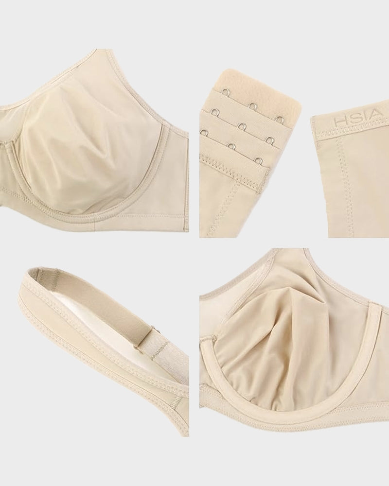 Women's Cooling Full Coverage Minimizer Bra (Pack of 4)