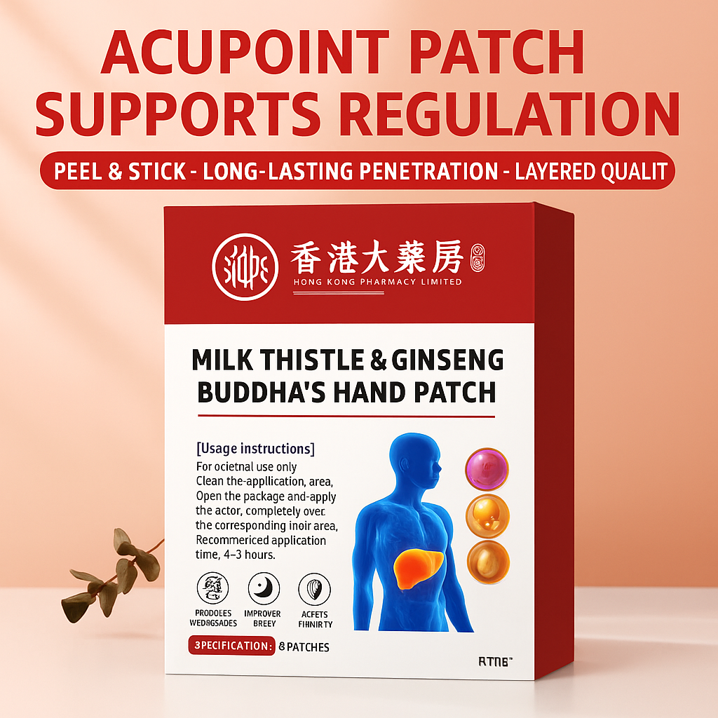 MILK THISTLE & GINSENG BUDDHA'S HAND LIVER REPAIR PATCH