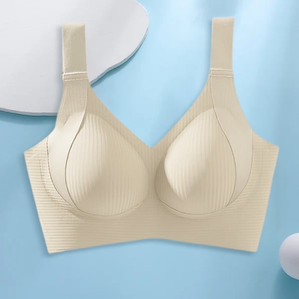 Women's Ribbed Push Up Adjustable Wireless Bra (Pack of 4)