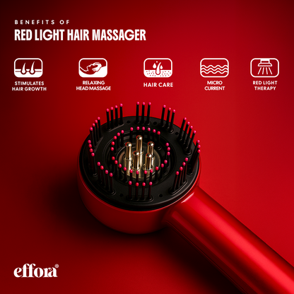 3 in 1 Red Light Therapy Hair Rejuvenation Oil Applicator & Comb | 6 Months Warranty