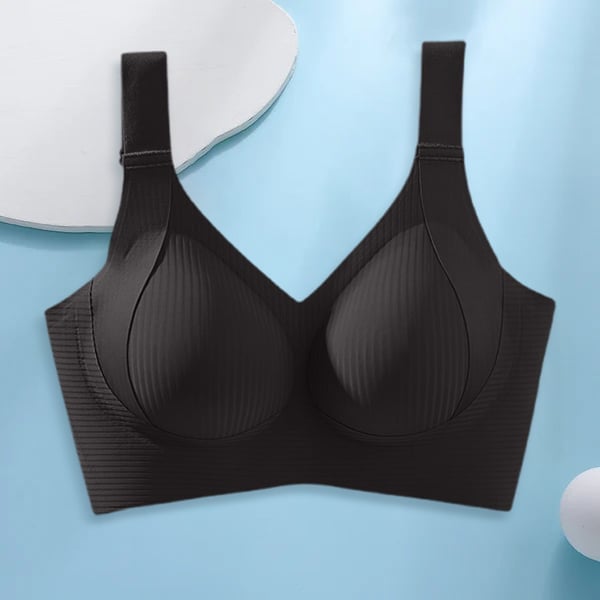 Women's Ribbed Push Up Adjustable Wireless Bra (Pack of 4)