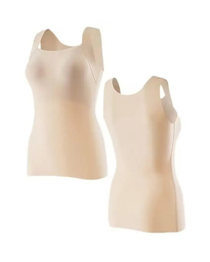 U Neck Shapewear Built-in Bra Tank(Pack of 3)